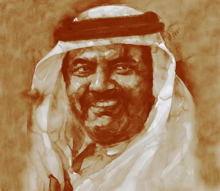 2 Emir Qatar painting
