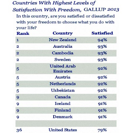 Gallup poll satisfaction