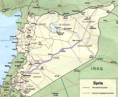 Deir ez-Zor route