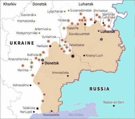 Ukraine Map  02 2015