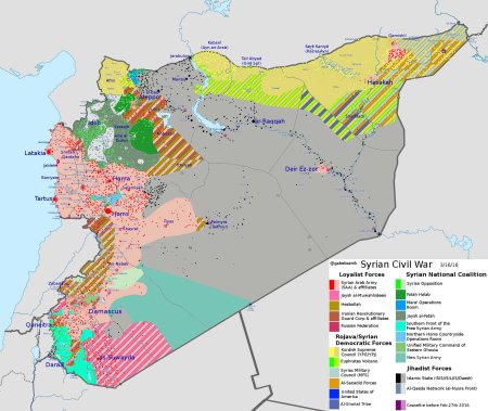 Syria map 16 03 2016