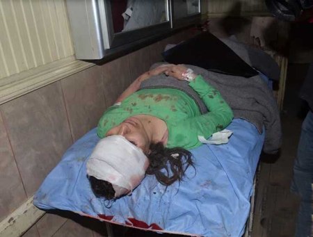 Aleppo victim of rebel shelling