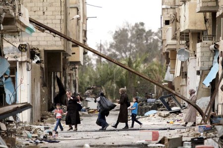 SYRIA-PALMYRA/PEOPLE RETURN
